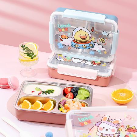 不銹鋼三格/四格飯盒(