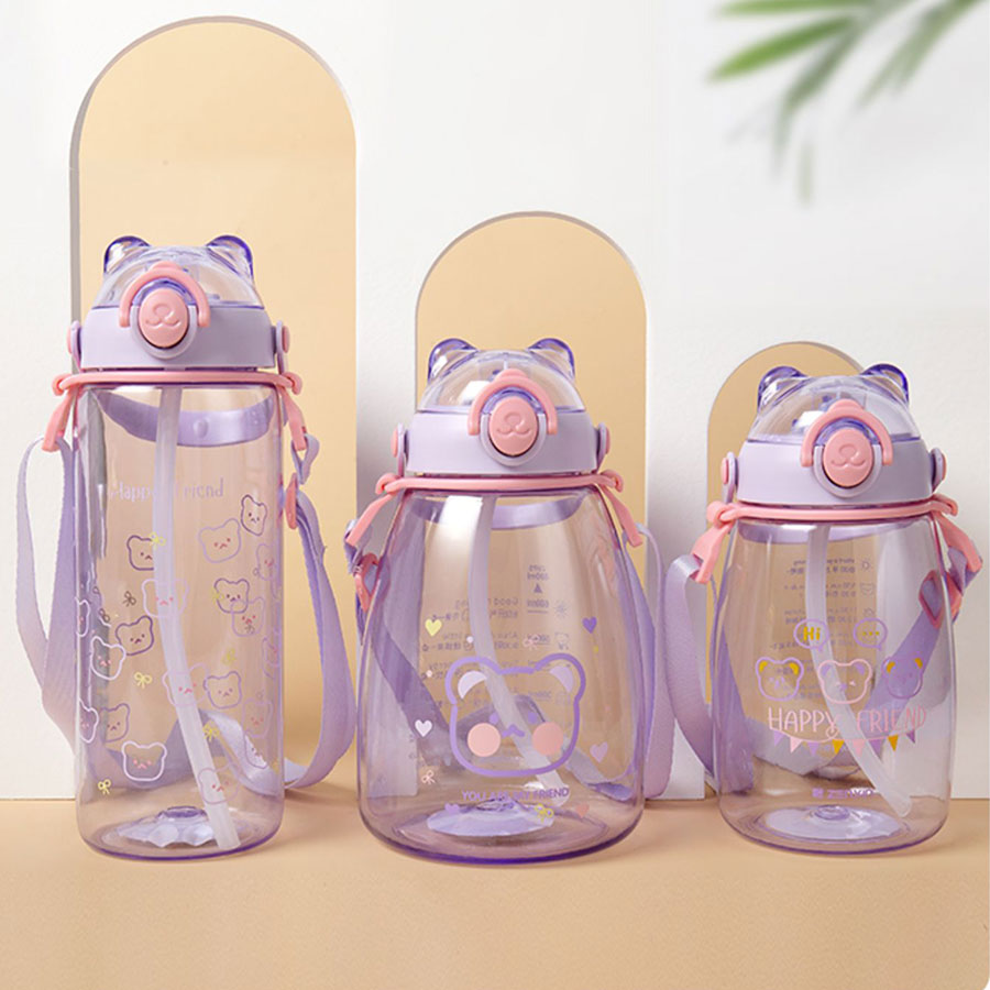 可愛小熊吸管杯(550ml/600ml/800ml）